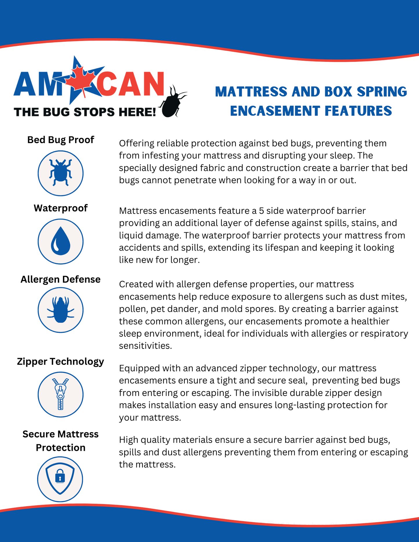 High Profile Invisible Zippered Mattress Covers (Fits 9’’-15’’) High Profile Invisible Zippered Mattress Covers (Fits 9’’-15’’)