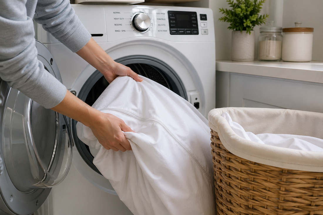 How to Properly Wash Your Poly-Knit Amcan Mattress Cover